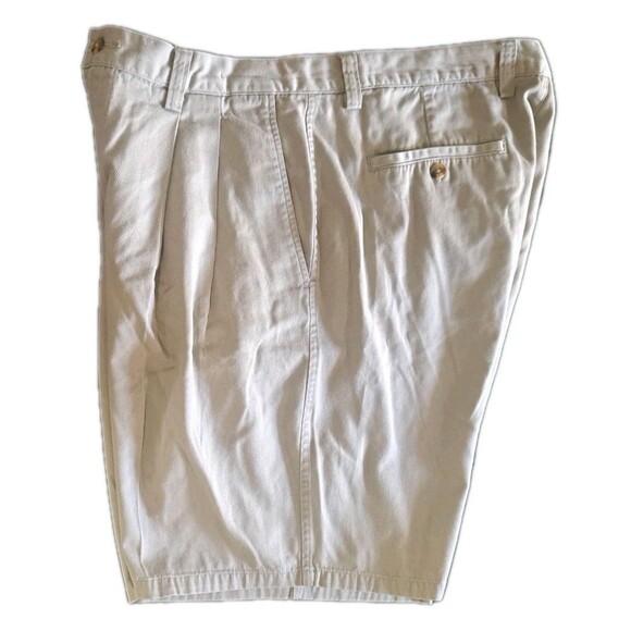 GAP Khaki Tan Shorts Men's Size 38 (8" Inseam) Casual Chino Cotton Summer Wear - Picture 2 of 5